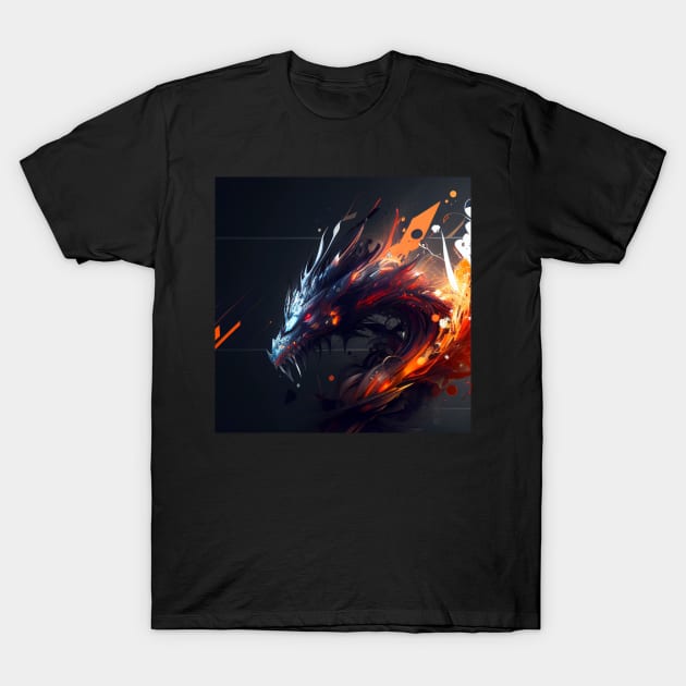 Dragon's Breath, Spiraling Inferno T-Shirt by LoudlyUnique